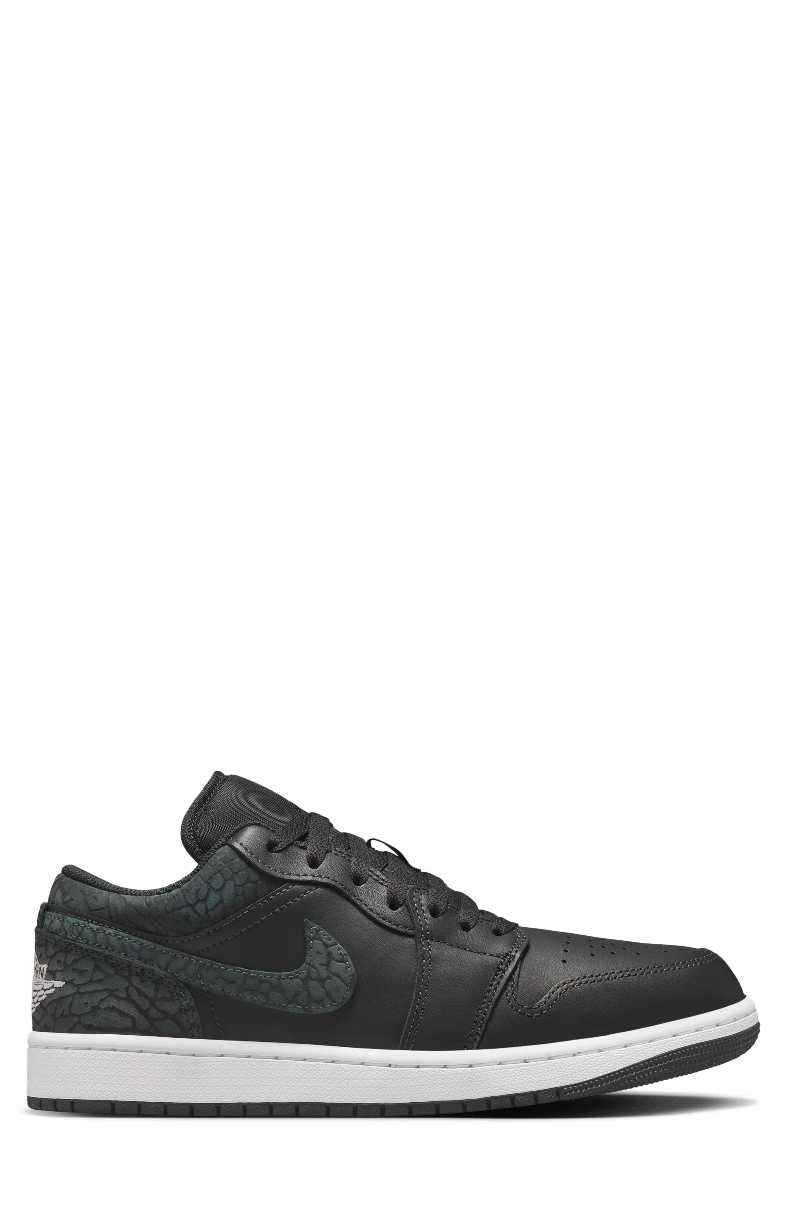 Jordan Air Jordan 1 Low 'Black Elephant' Sneaker, Alternate, color, 