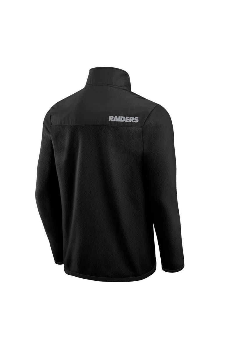 Darius Rucker Collection by Fanatics Men's Darius Rucker Collection by Fanatics Black Las Vegas Raiders Color Block Polar Fleece Full-Zip Jacket, Alternate, color, Black