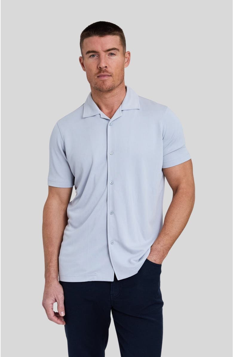 Rye 51 The Brody Cabana Shirt, Main, color, Mist Grey