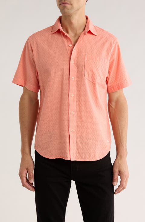 Dockside Dobby Short Sleeve Button-Up Shirt