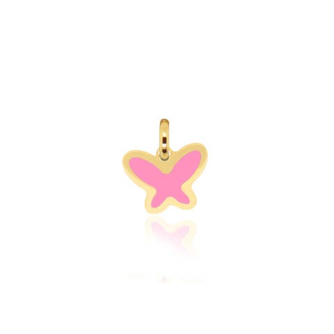 Bubblegum Pink Butterfly Charm