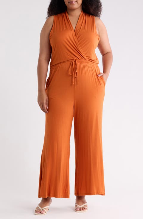 Sleeveless Wide Leg Jumpsuit