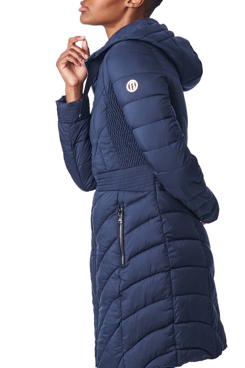 Packable Hooded Walker Coat, Alternate, color, DEEP OCEAN