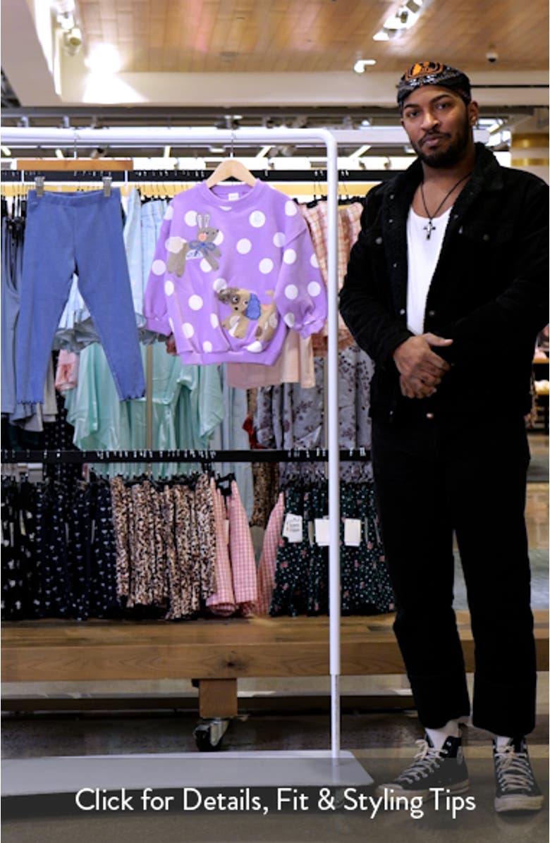 Kids' Dog Sweatshirt & Leggings Set, sales video thumbnail