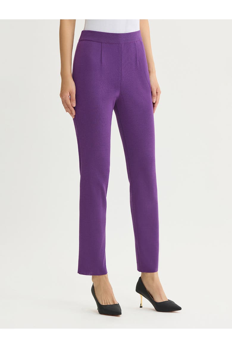 Nancy Slim Leg Mylana Knit Pant, Alternate, color, Fresh Purple