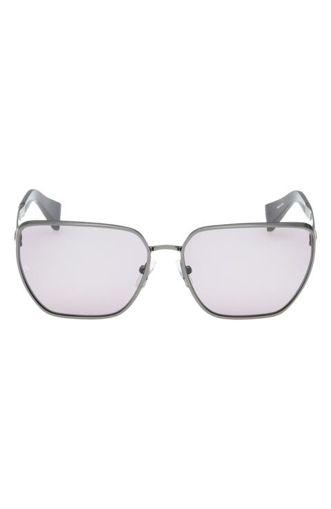 60mm Cat Eye Sunglasses