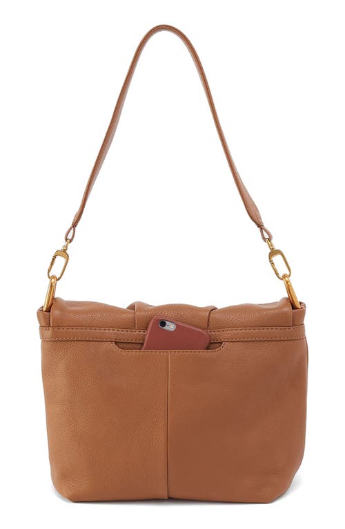 Hobo Harley Leather Shoulder Bag In Warm Honey