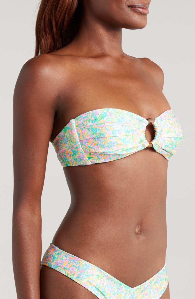 Kulani Kinis Strapless Bandeau Bikini Top, Alternate, color, 