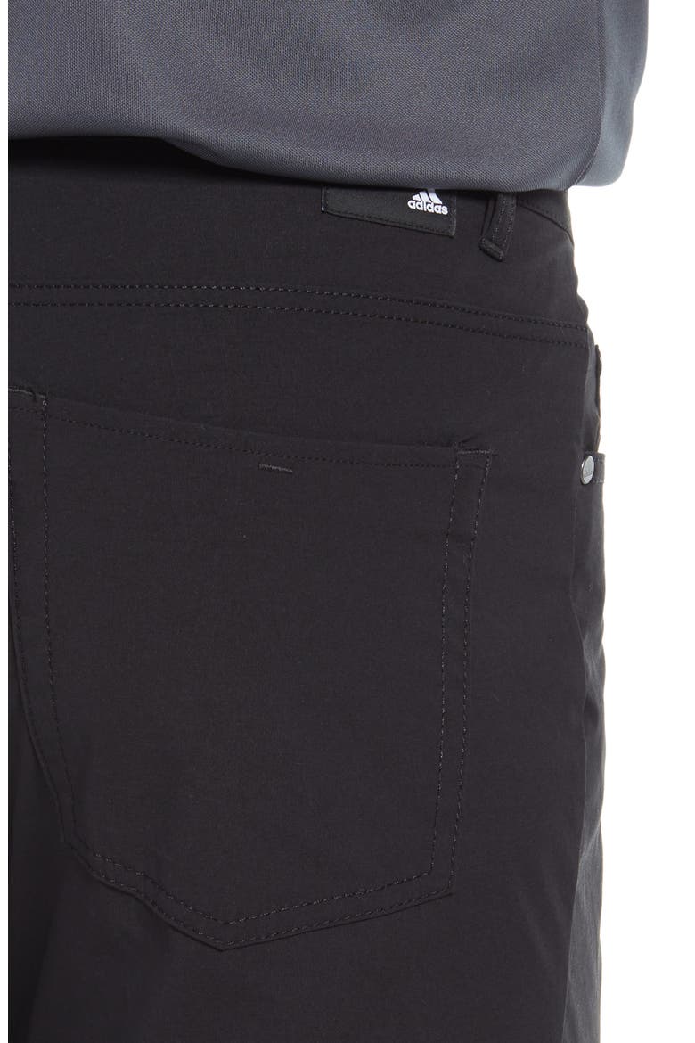 Go-To 5-Pocket Water Repellent Golf Pants, Alternate, color, BLACK