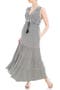 Stripe Tiered Maxi Dress
