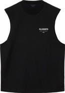 AllSaints Underground Sleeveless Crewneck Graphic T-Shirt