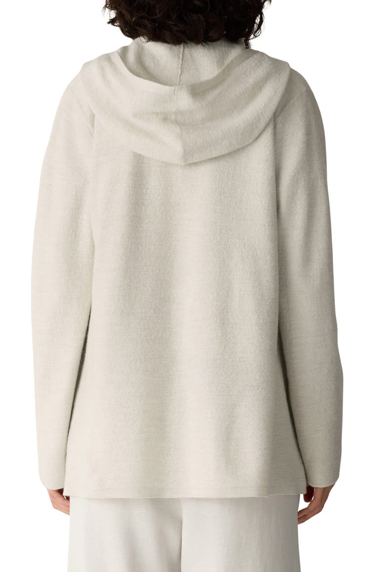 Hooded Wool Cardigan, Alternate, color, PLASTER