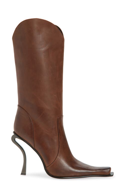 Jeffrey Campbell Dulcimer Pointed Toe Boot In Brown