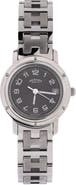 Pre-Owned Hermes Clipper Quartz Watch Stainless Steel 24