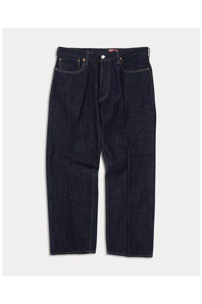 914 Leo Japanese 29 Selvedge 5-Pocket Regular-Fit Denim Pants, Main, color, Blue