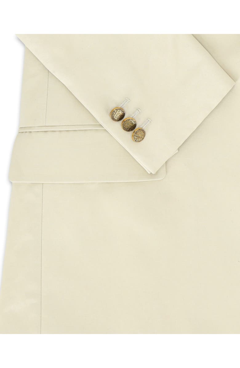 Fortela Classic Navajo Crochet Blazer, Alternate, color, Beige