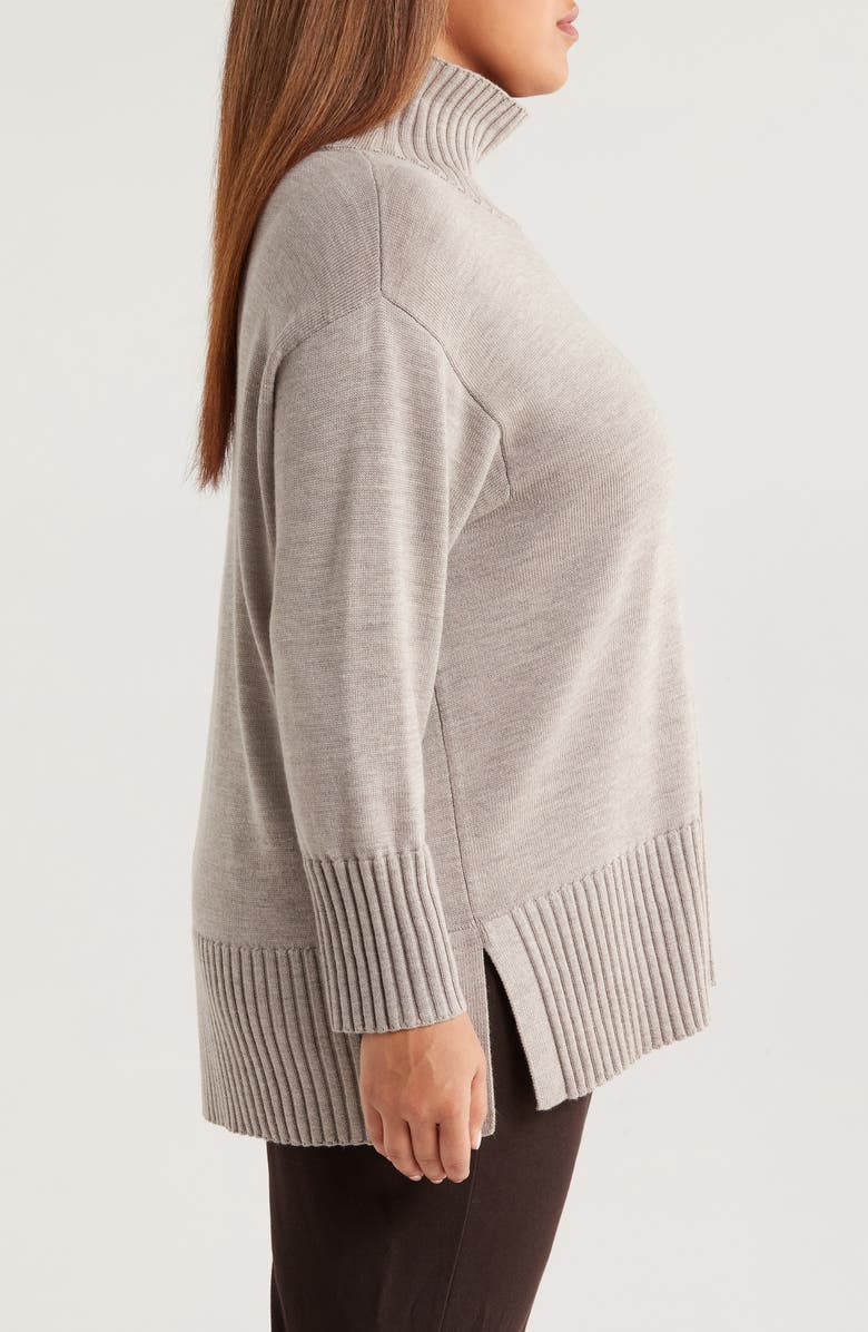 Square Armhole Turtleneck Sweater