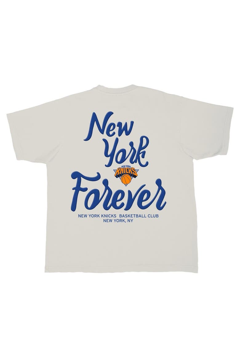 Unisex Stadium Essentials Cream New York Knicks Local Barfly Urban T-Shirt, Alternate, color, Cream