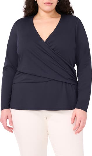 Long Sleeve Wrap Top
