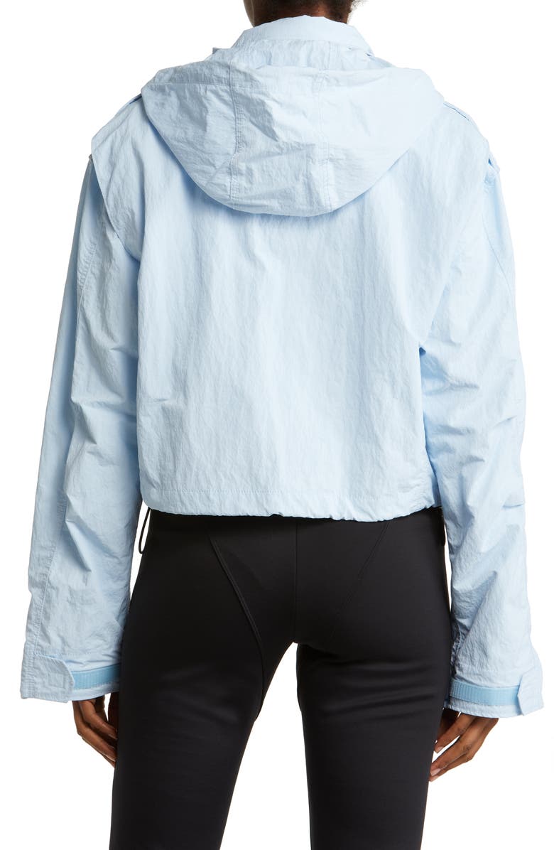 Reebok x Victoria Beckham Crop Ripstop Windbreaker, Alternate, color, 