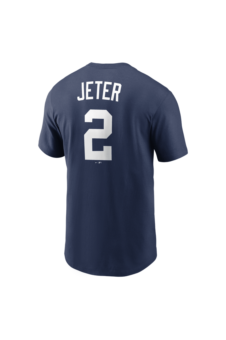 Men's Nike Derek Jeter Navy New York Yankees Cooperstown Collection Name & Number T-Shirt, Alternate, color, Navy