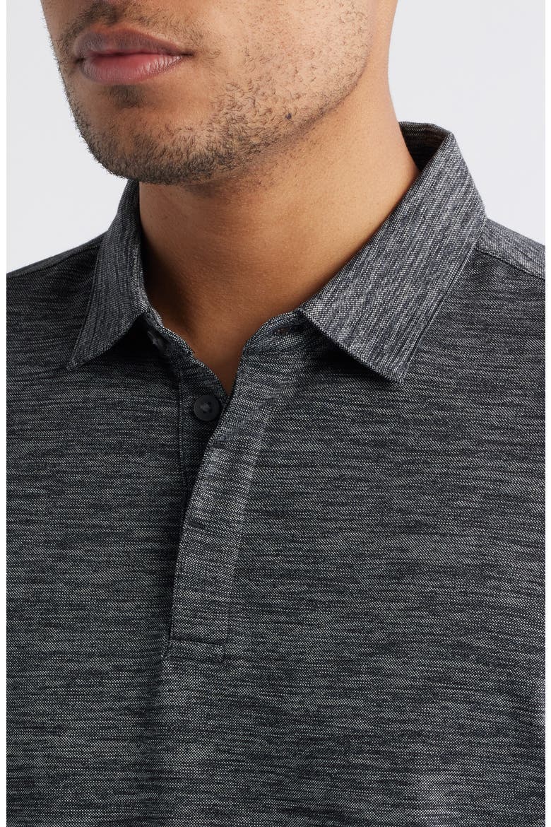Payne Space Dye Jacquard Polo, Alternate, color, BLACK