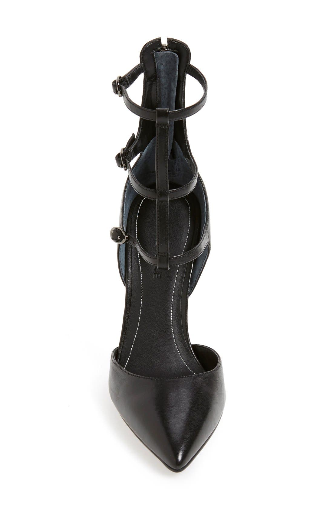 KENDALL + KYLIE 'Alisha' Tiered Ankle Strap Pump, Alternate, color, 