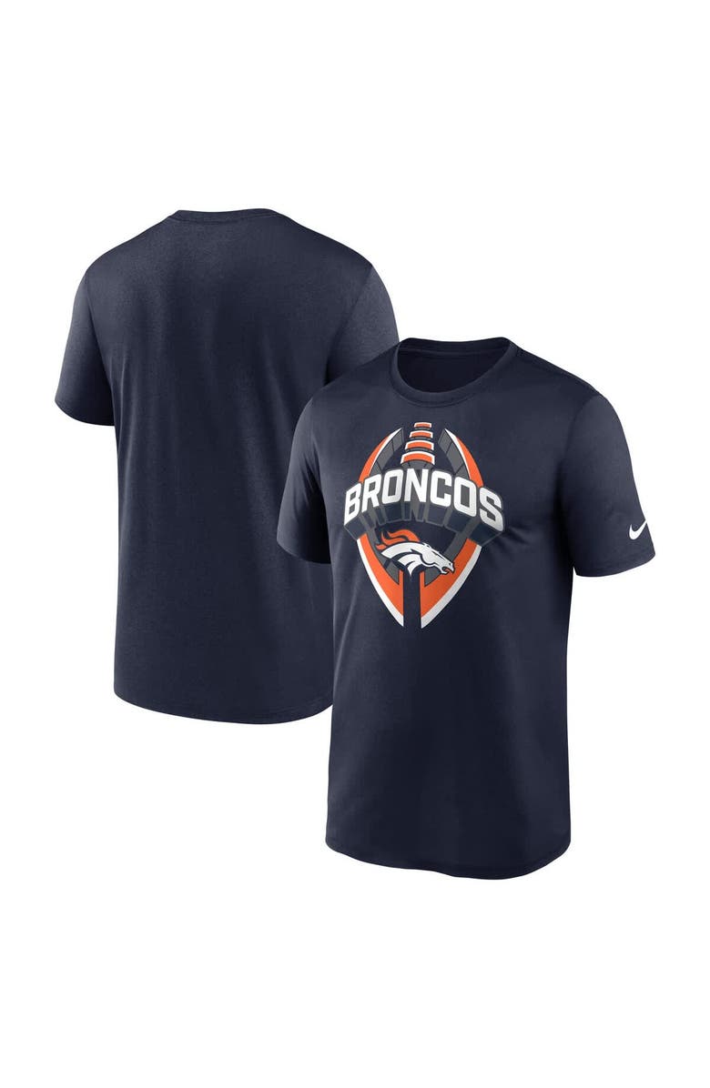 Nike Men's Nike Navy Denver Broncos Big & Tall Primetime Legend Icon Performance T-Shirt, Alternate, color, Navy