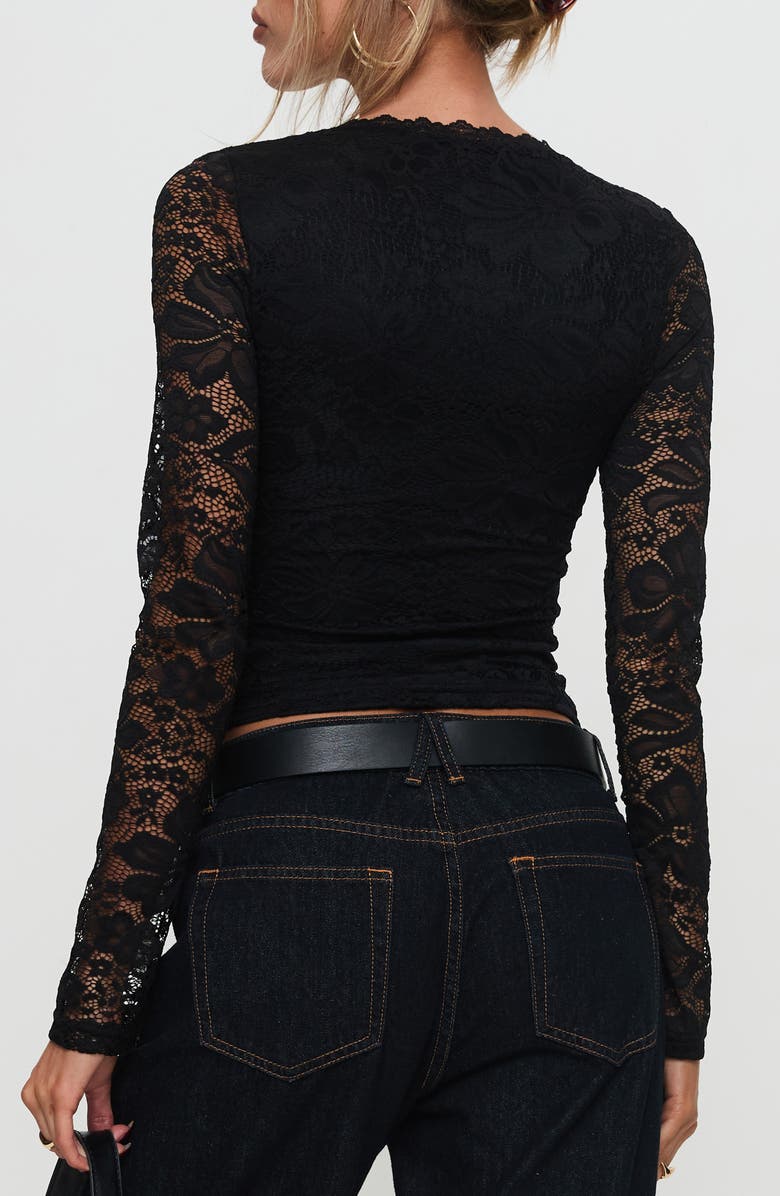 Princess Polly Temptation Incoming Lace Top, Alternate, color,