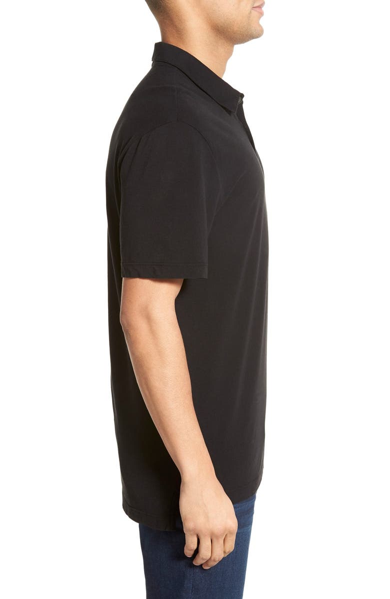 James Perse Trim Fit Piqué Polo, Alternate, color, 