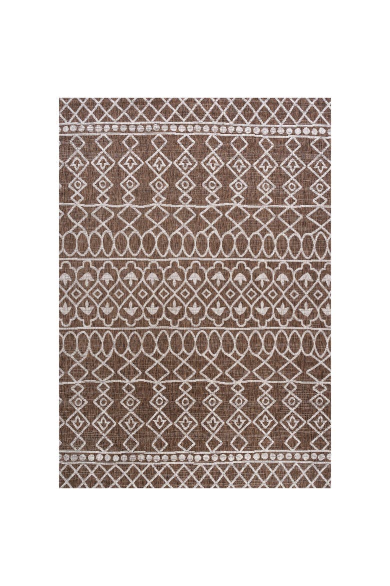 Kafel  Bohemian Indoor/Outdoor Area Rug, Main, color, Brown/Beige