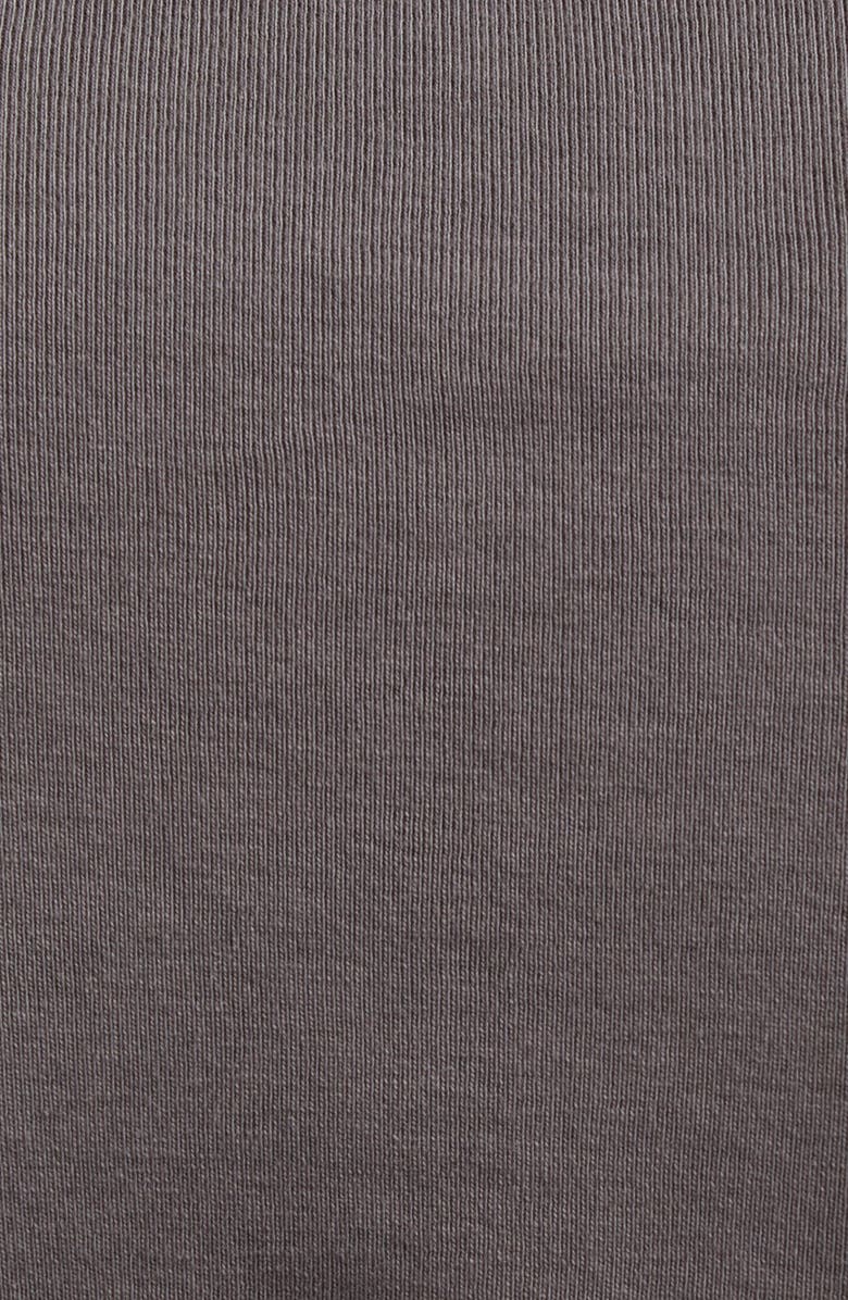 Courrèges Contrast Trim Logo T-Shirt, Alternate, color, Bitume/ Black