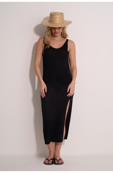 Naama Scoop Neck Crochet Dress Cover-Up