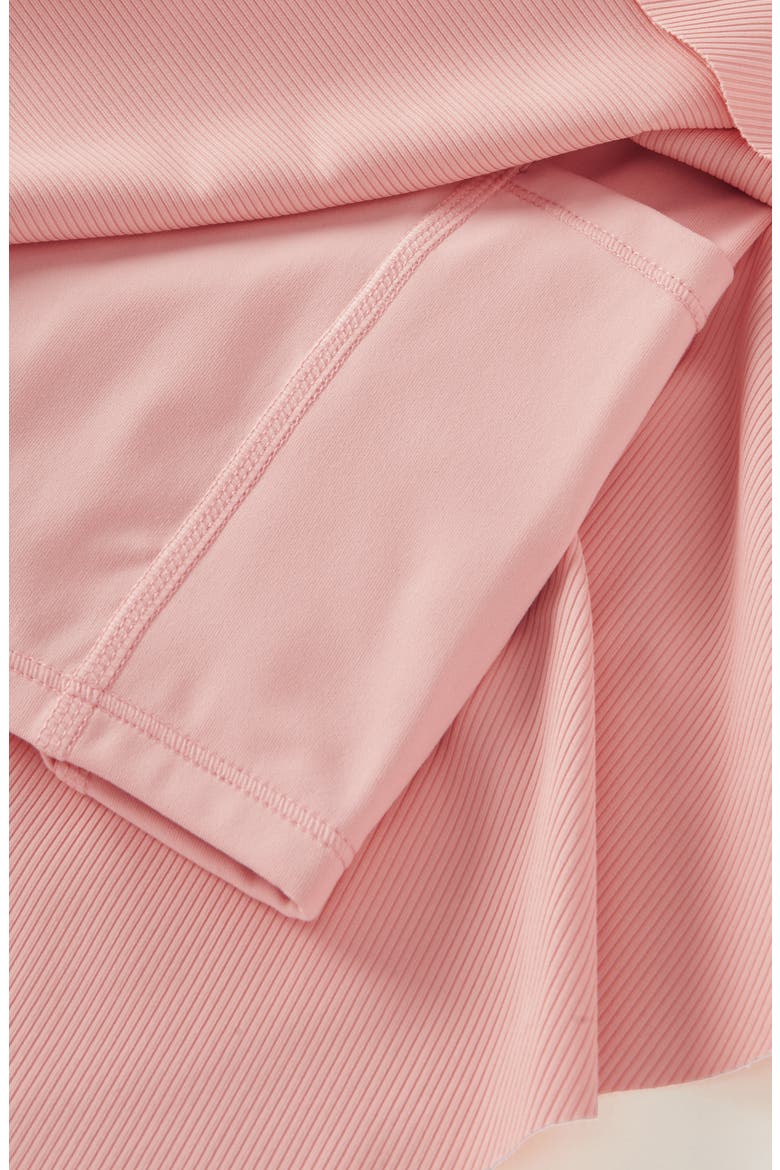 Kids' Run Play Layered Skort, Alternate, color, PINK PUDDING