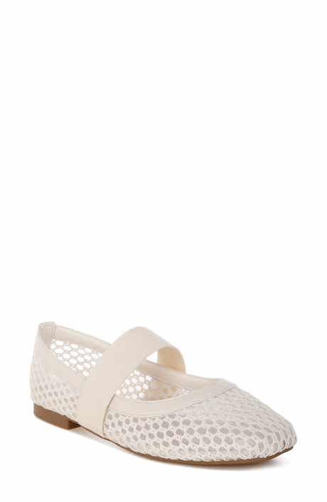 LONDON RAG Nayela Mesh Mary Jane Flat