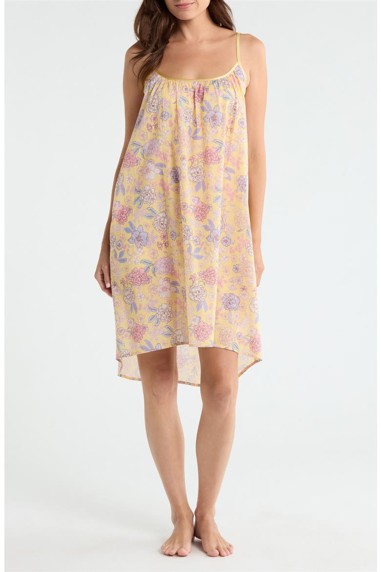 Karolina Cotton Voile Nightgown, Main, color, GOLDEN HAZE