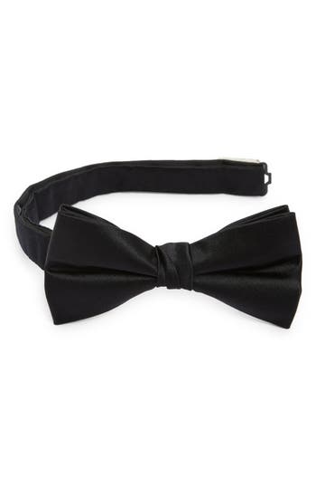 Duchamp Silk Bow Tie In Black