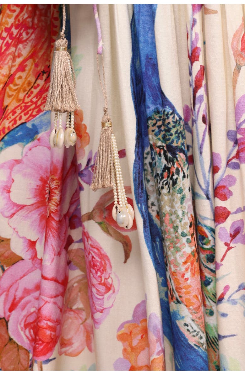 holiCHIC Floral Cotton Maxi Dress, Alternate, color, 