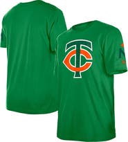 New Era Men's New Era  Kelly Green Minnesota Twins St. Patrick's Day Shamrock Fill T-Shirt