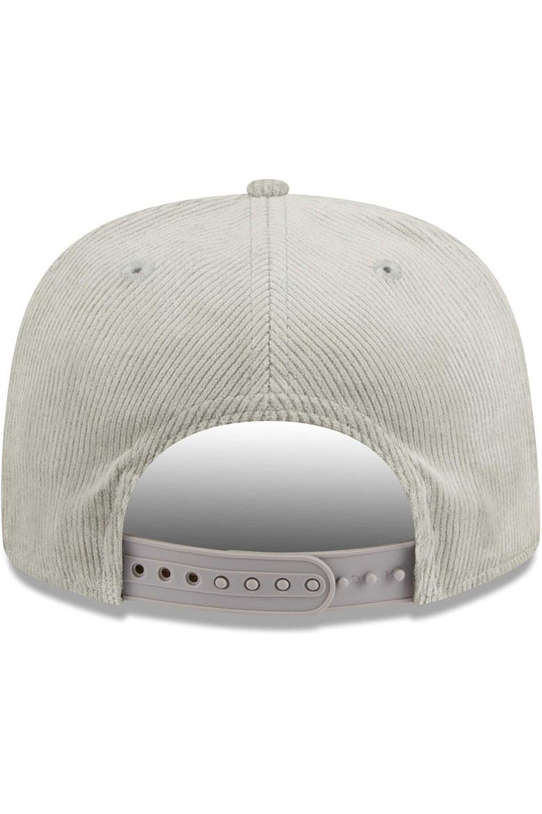 Men's New Era Gray Chicago White Sox Corduroy Golfer Adjustable Hat, Alternate, color, Gray
