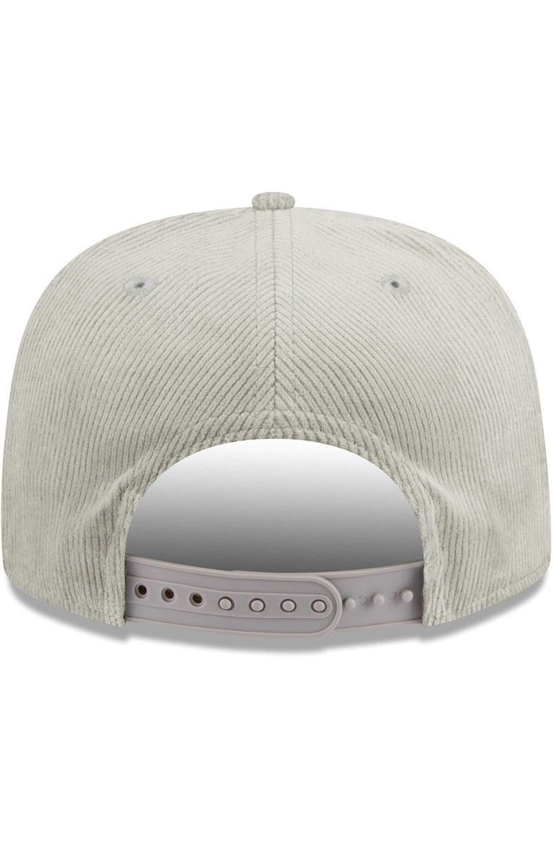 New Era Men's New Era Gray Chicago White Sox Corduroy Golfer Adjustable Hat, Alternate, color, Gray