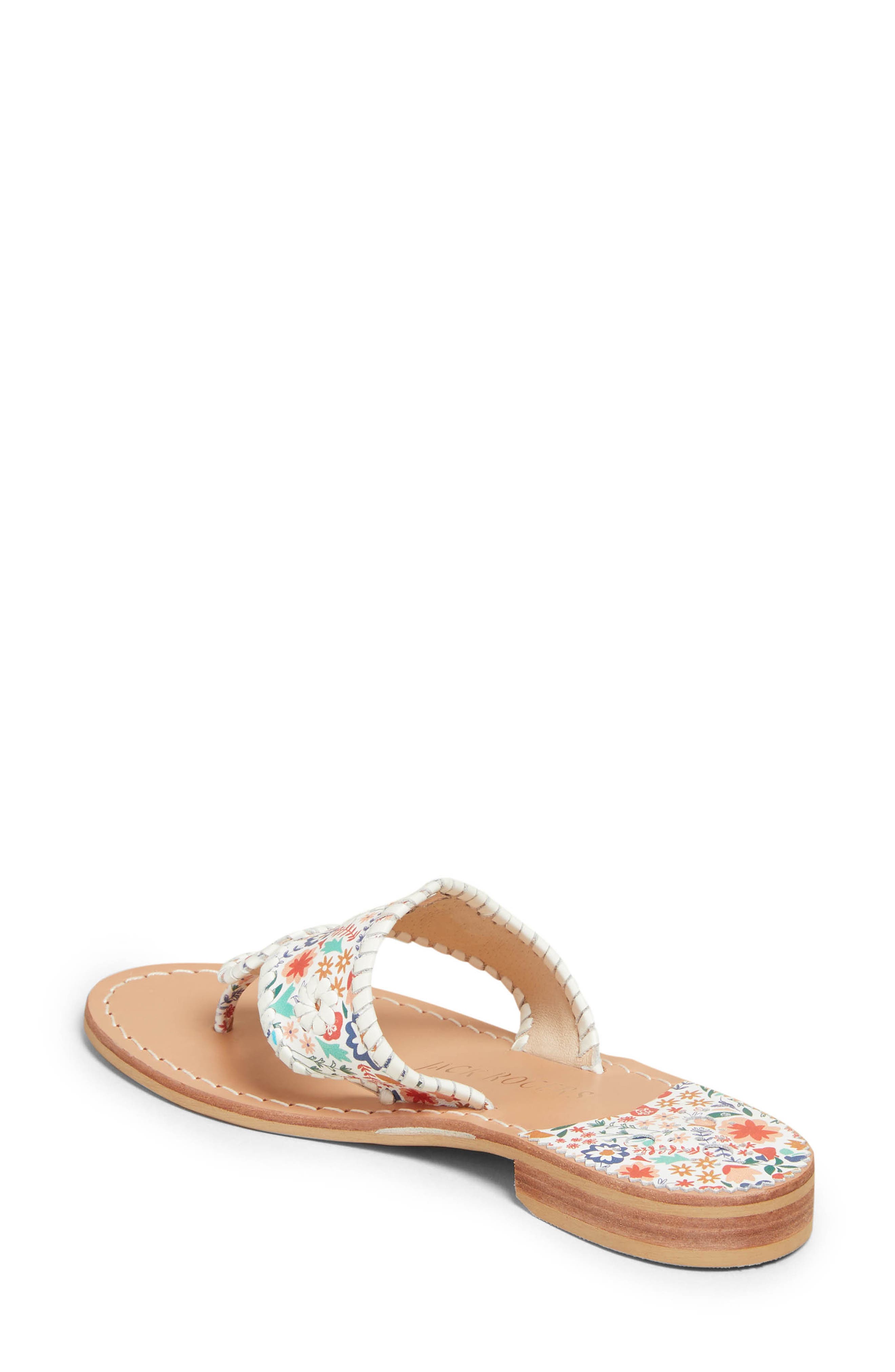 Jack Rogers Floral Flip Flop, Alternate, color, 