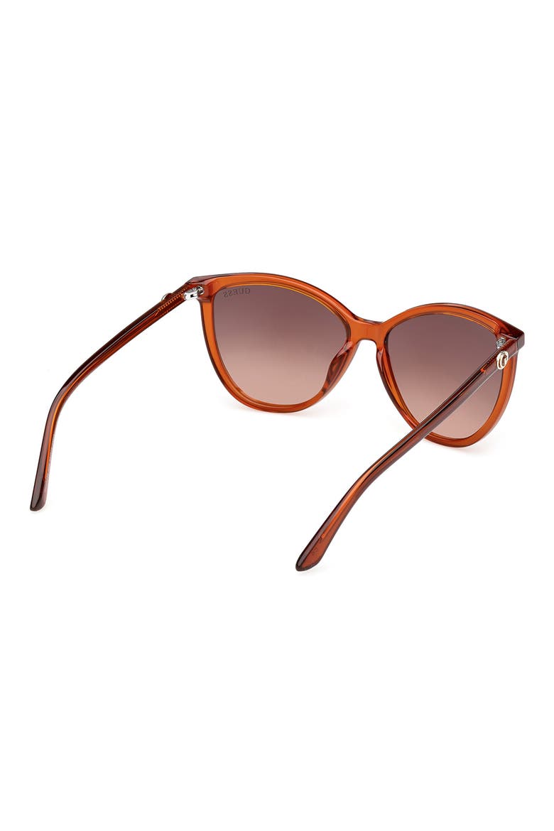 Cat Eye Sunglasses, Alternate, color, ORANGE/ OTHER / GRADIENT BROWN
