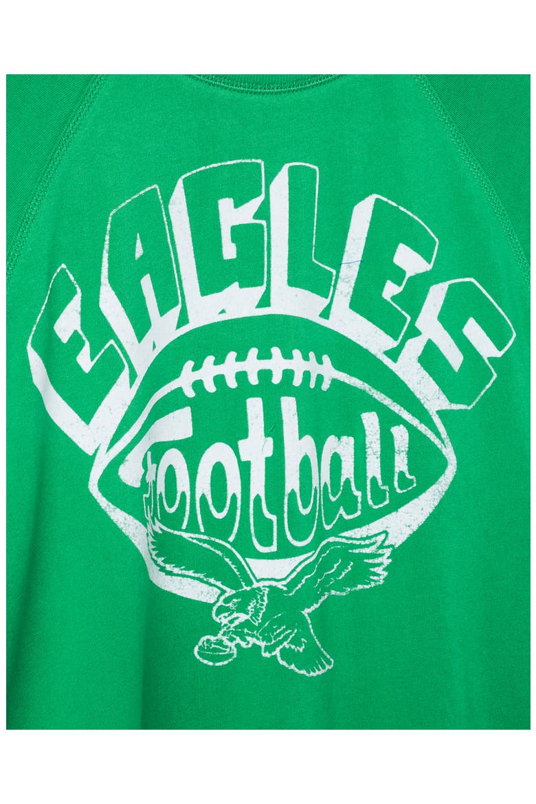 Eagles Football Graphic Sweatshirt, Alternate, color, KELLY