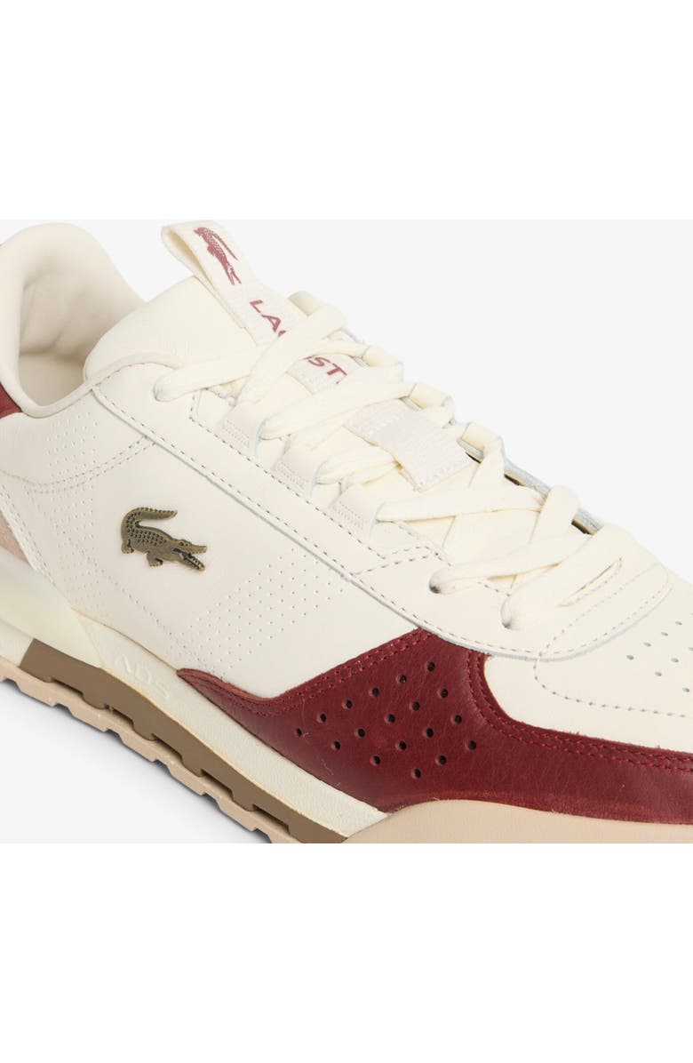 Lacoste Slam Break Court Sneaker, Alternate, color, Off White/ Orange