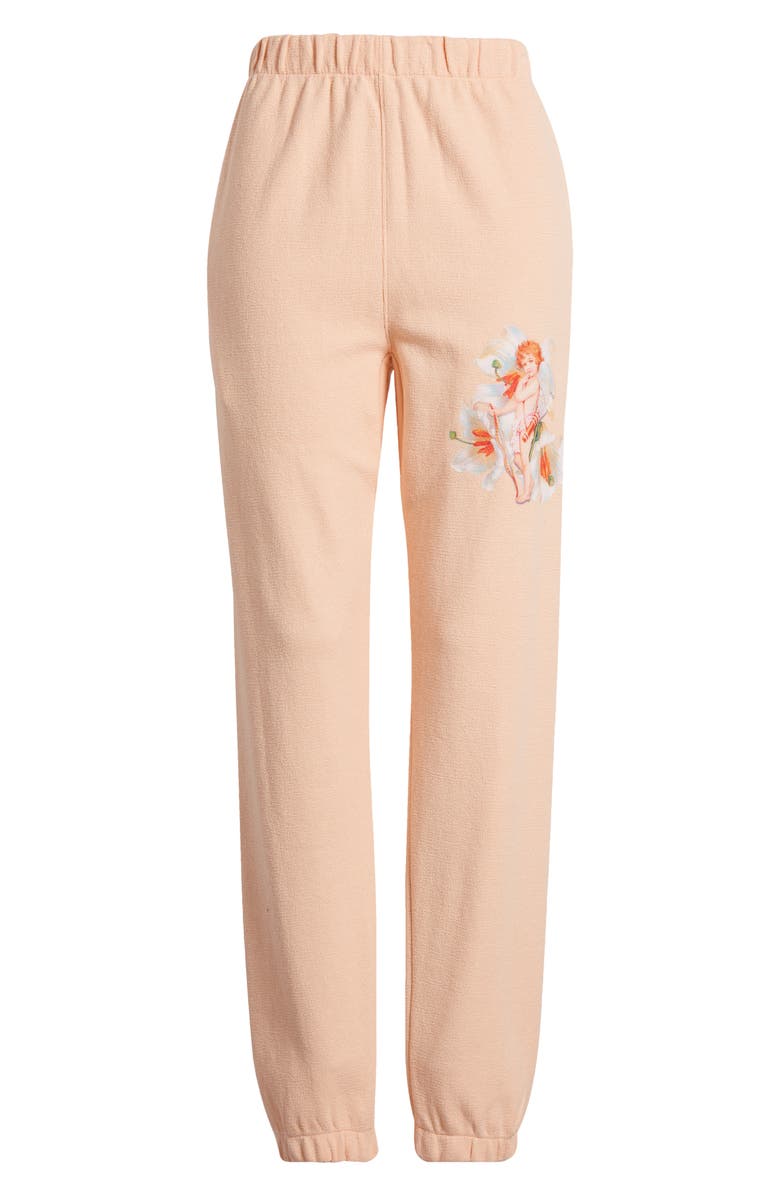 BOYS LIE I Am Not Where You Left Me Cotton French Terry Joggers, Alternate, color, Peach