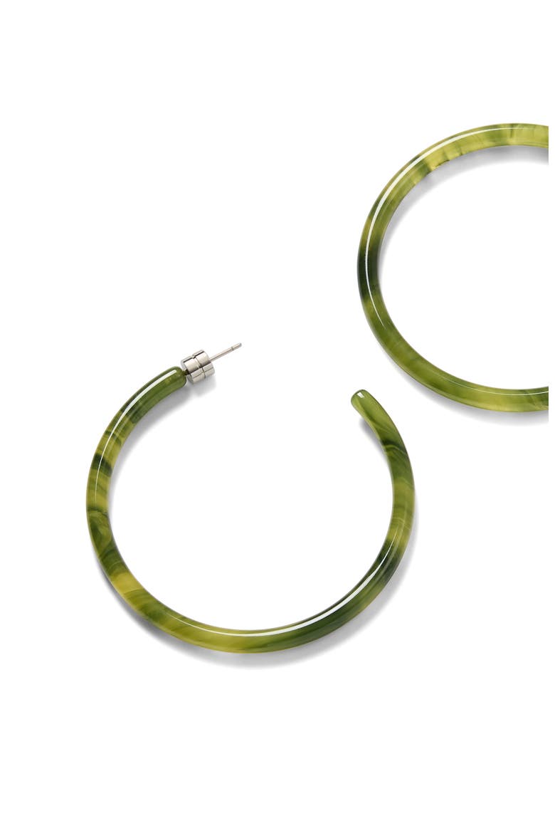 Large Hoops, Alternate, color, Algae