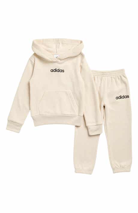 adidas Kids' Cotton Blend Fleece Hoodie & Pants Set