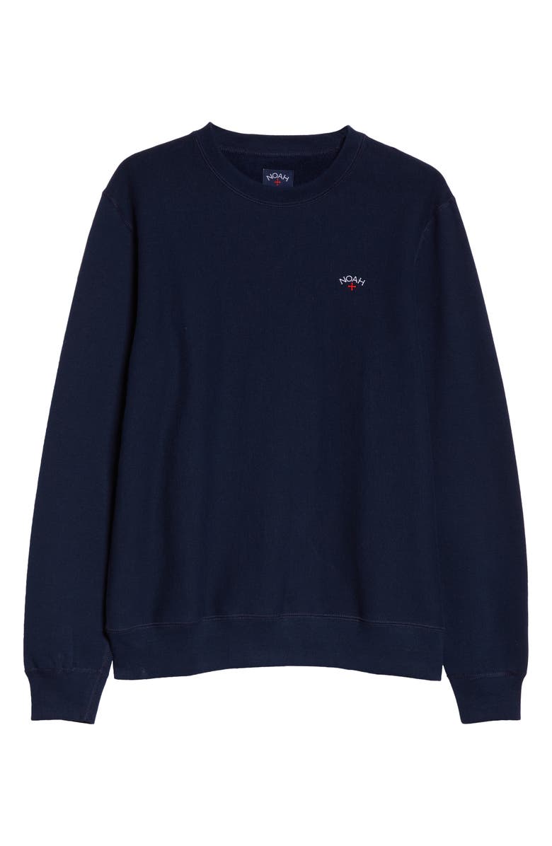 Noah Core Logo Crewneck Sweatshirt, Alternate, color, 