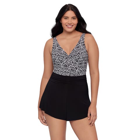 Rebecca Surplice Swim Romper with Pockets